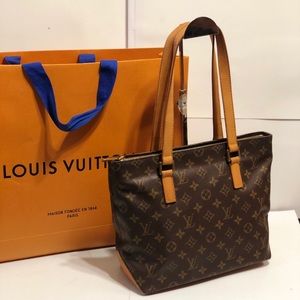 Authentic Louis Vuitton Monogram Cabas Piano Bag